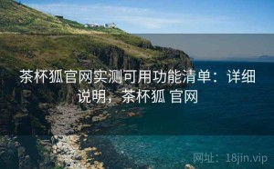 茶杯狐官网实测可用功能清单：详细说明，茶杯狐 官网