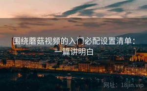 围绕蘑菇视频的入门必配设置清单：一篇讲明白