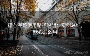 糖心完整使用路径说明：实测总结，糖心怎么用