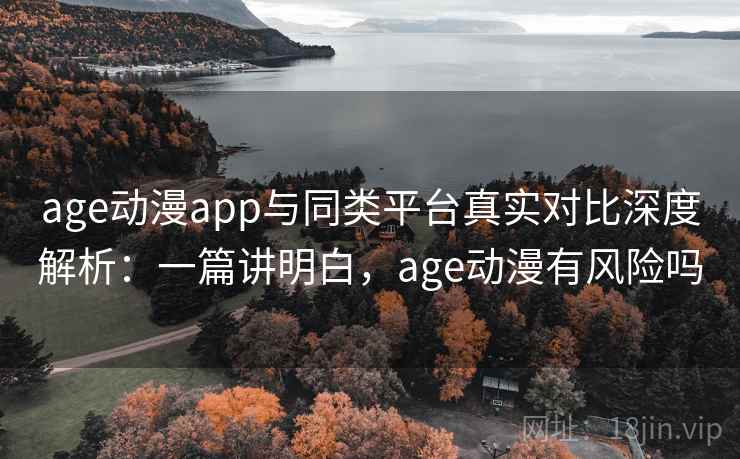 age动漫app与同类平台真实对比深度解析：一篇讲明白，age动漫有风险吗