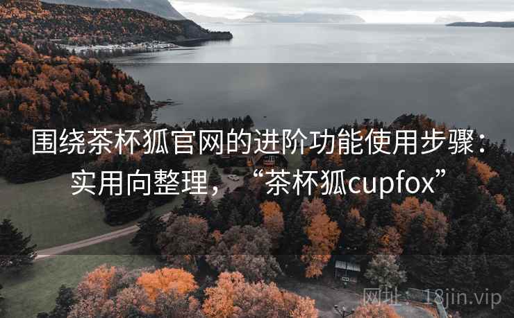 围绕茶杯狐官网的进阶功能使用步骤：实用向整理，“茶杯狐cupfox”