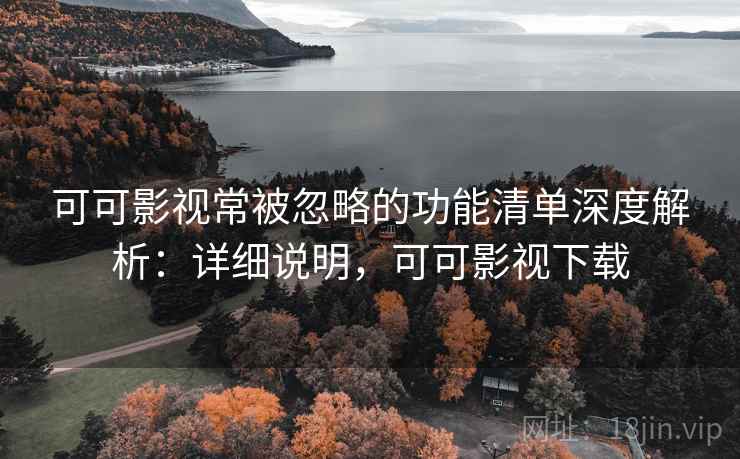 可可影视常被忽略的功能清单深度解析：详细说明，可可影视下载